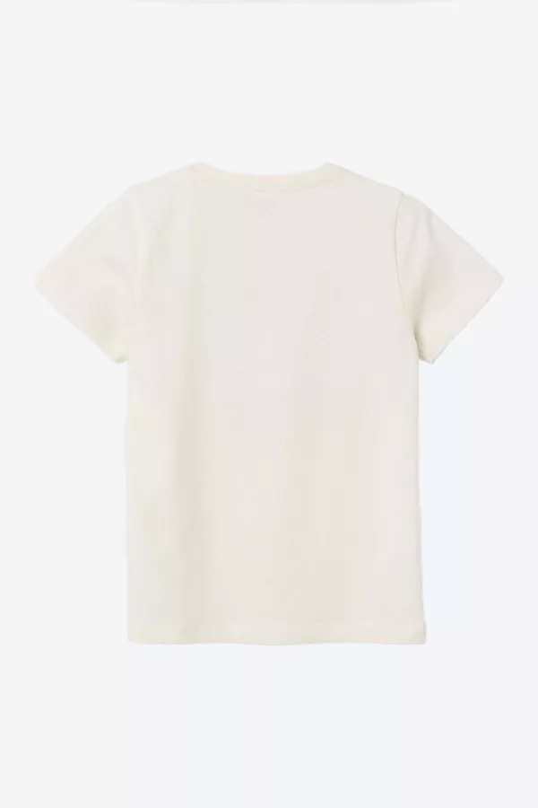 T-shirt ras du cou en coton avec impression à l'avant Name It