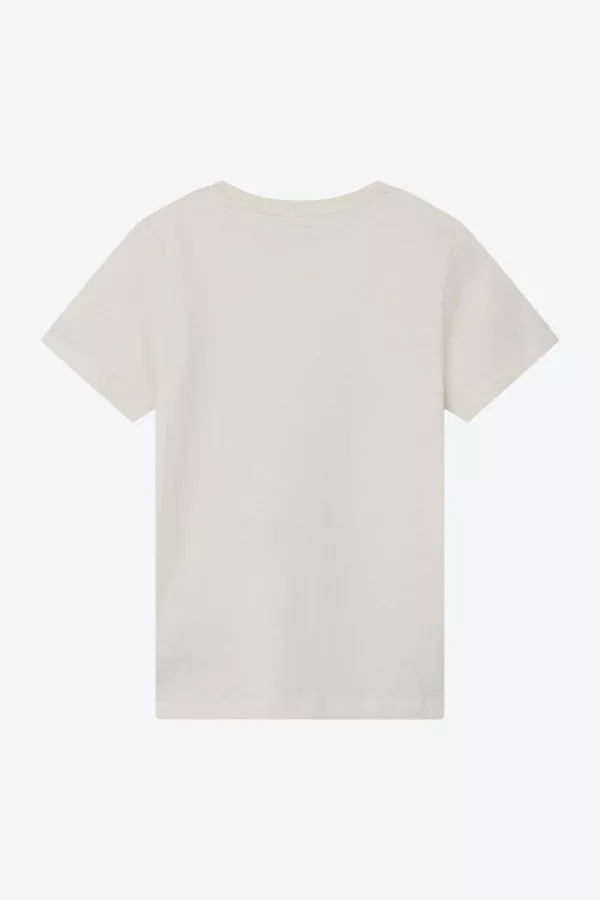 T-shirt en coton uni avec impression Name It