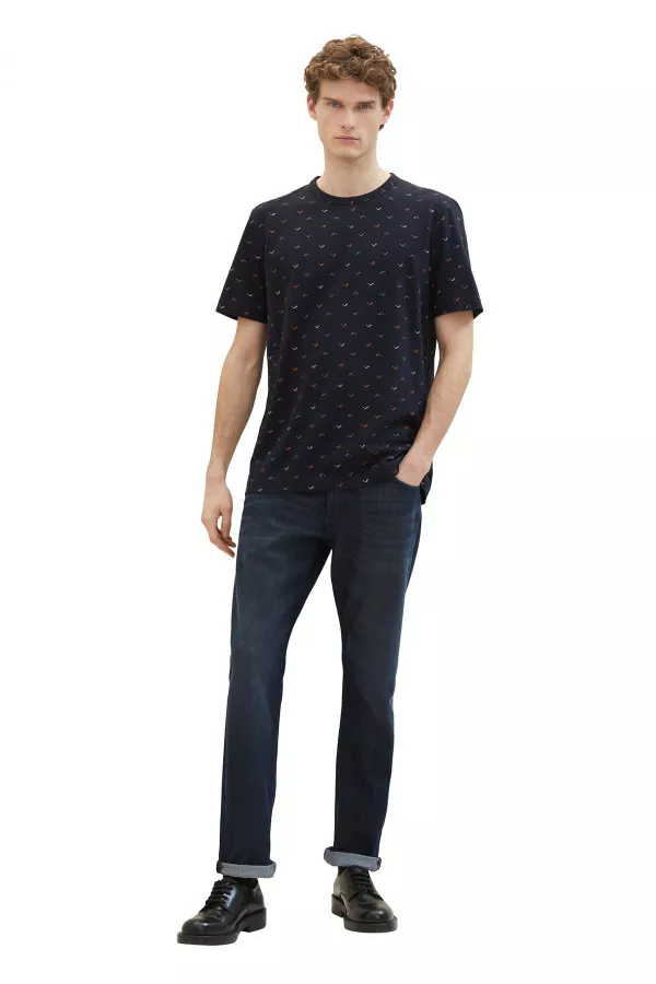 T-shirt manches courtes imprimé minimaliste Tom Tailor