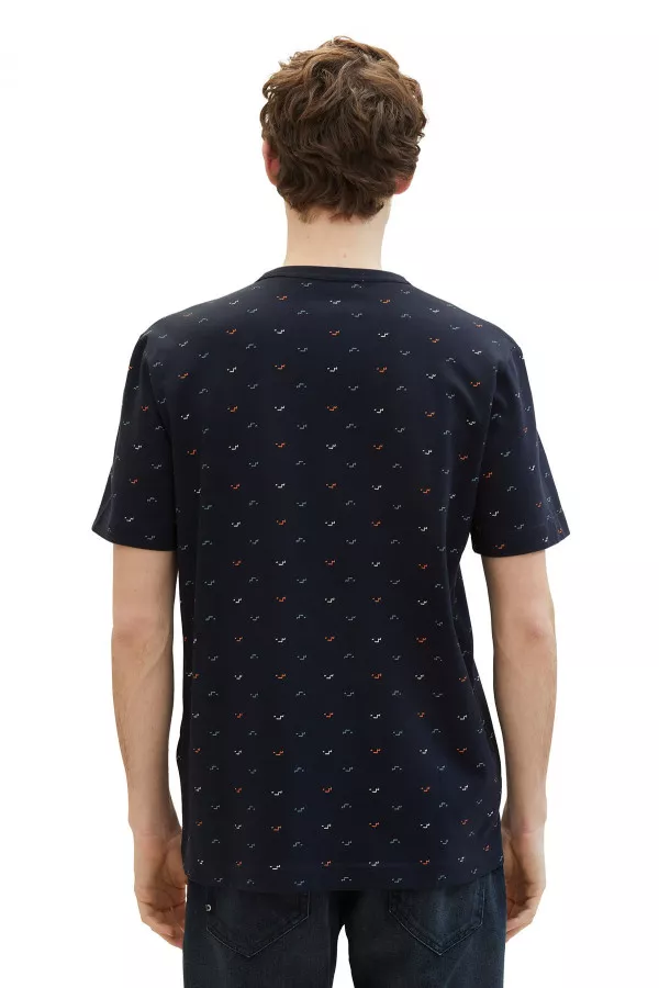 T-shirt manches courtes imprimé minimaliste Tom Tailor