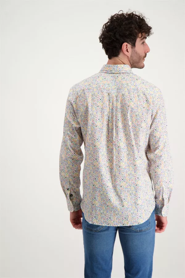 Chemise fleurie en coton avec poche poitrine Fynch Hatton