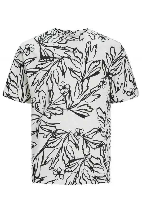 T-shirt manches courtes imprimé en coton Jack & Jones