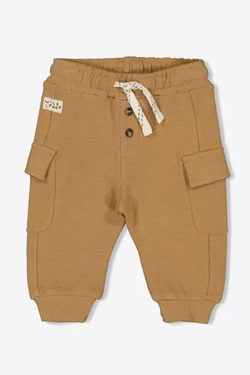Pantalon uni taille élastique et poches avec rabat Feetje