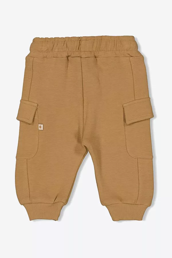 Pantalon uni taille élastique et poches avec rabat Feetje