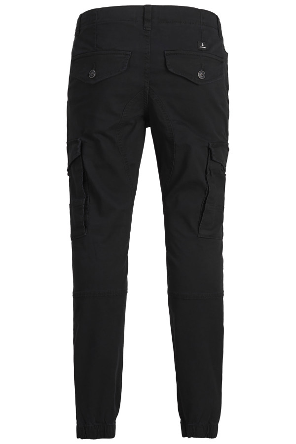 Pantalon cargo noir avec poches PAUL FLAKE Jack & Jones