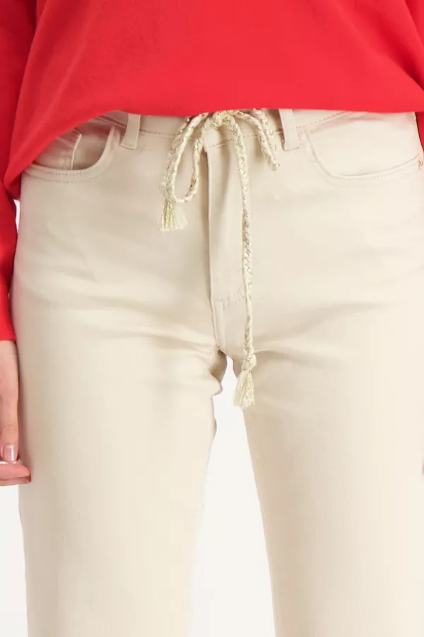 Pantalon taille haute modèle 5 poches Parami