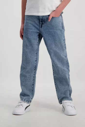 Jean délavé en coton stretch modèle 5 poches Cars Jeans