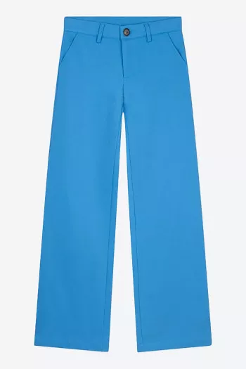 Pantalon droit uni taille haute Indian blue jeans