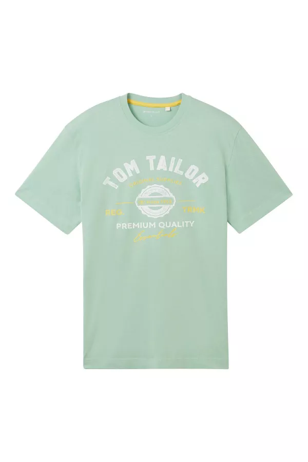 T-shirt en coton avec impression Tom Tailor