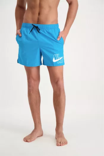 Short maillot uni doublé en mesh avec logo devant Nike