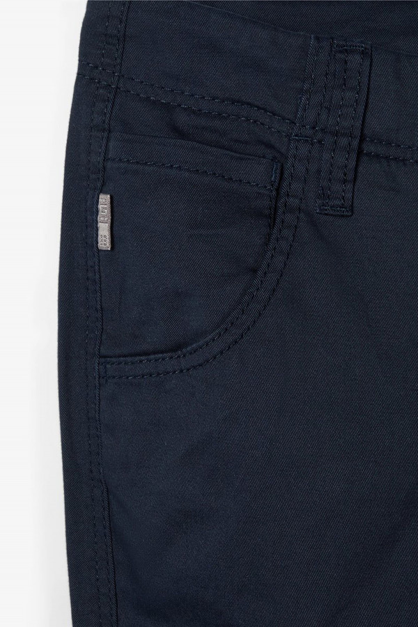 Pantalon cargo uni en coton stretch avec bords resserrés Name It