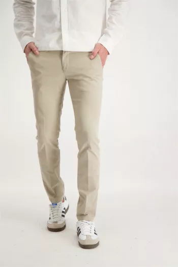 Pantalon Slim fit imprimé minimaliste ton sur ton Four Ten