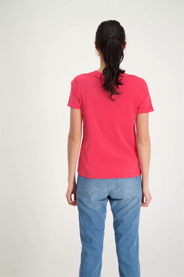 T-shirt uni manches courtes en coton PAULA Vero Moda
