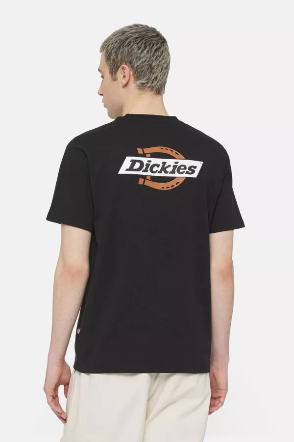 T-shirt uni avec impression devant et au dos Dickies