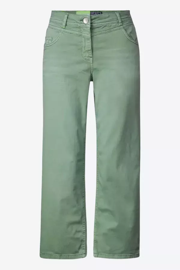 Pantalon 7/8 ample modèle 5 poches Cecil