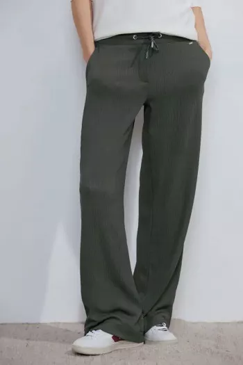 Pantalon ample avec taille élastique et cordons de serrage Cecil