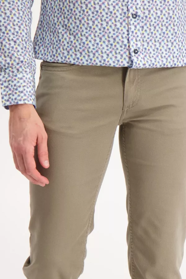 Pantalon en coton stretch modèle 5 poches LC 112 Lee Cooper Homme