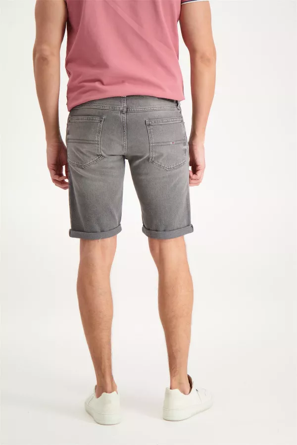 Bermuda en jean délavé modèle 5 poches Tommy Hilfiger