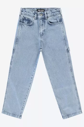 Pantalon en jean délavé modèle 5 poches Cars Jeans
