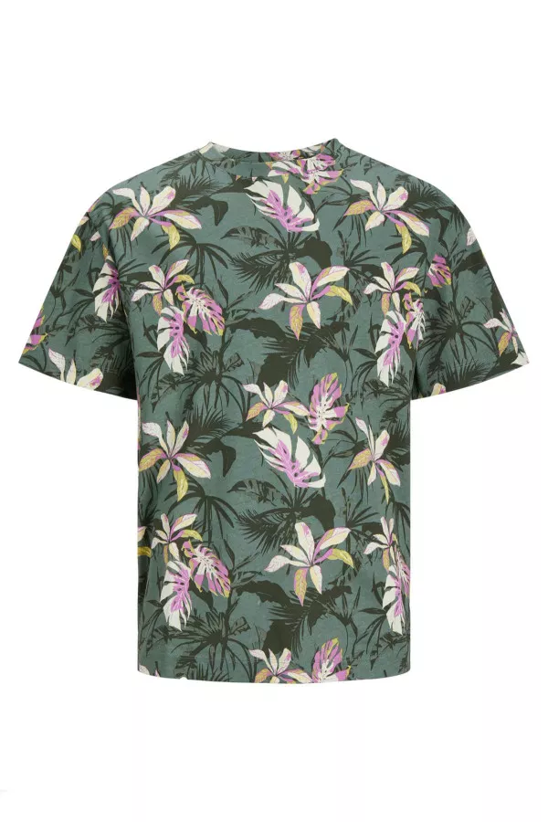 T-shirt manches courtes imprimé botanique TAMPA Jack & Jones