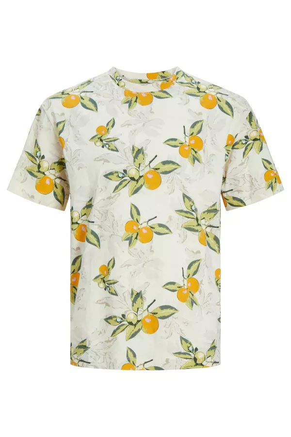 T-shirt manches courtes imprimé botanique TAMPA Jack & Jones