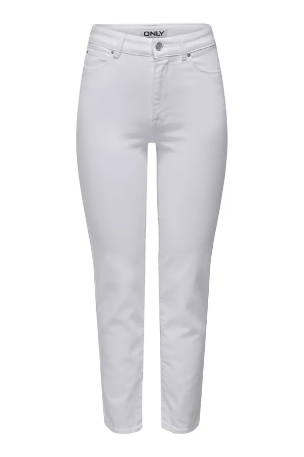 Jean blanc en coton stretch modèle 5 poches EMILY Only