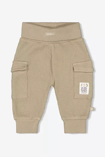 Pantalon en coton piqué avec poches à rabat Feetje
