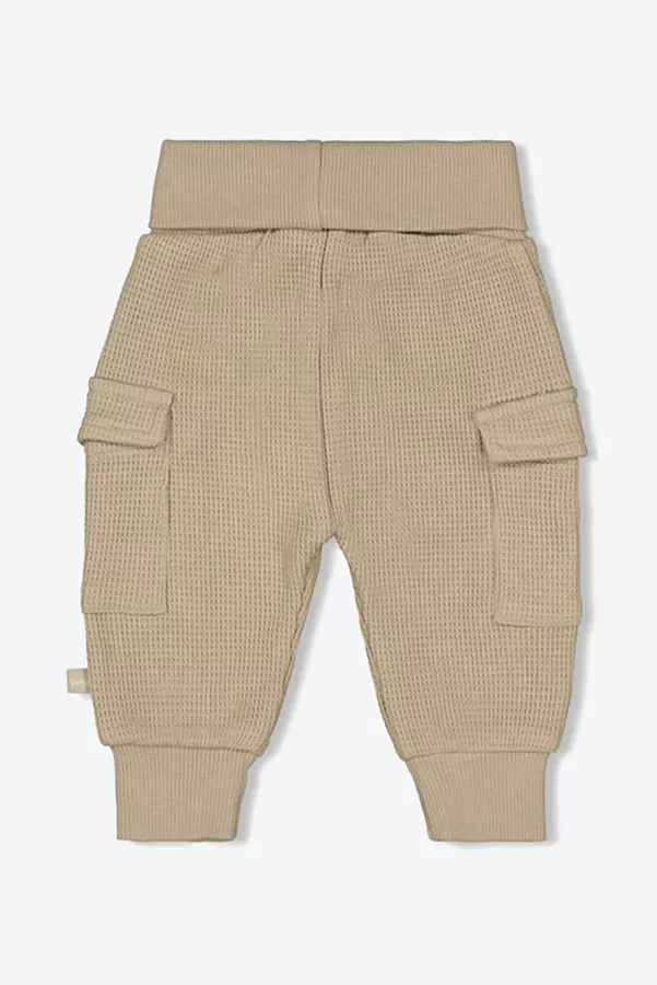 Pantalon en coton piqué avec poches à rabat Feetje