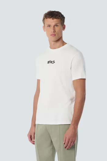 T-shirt manches courtes avec impression devant et au dos No Excess