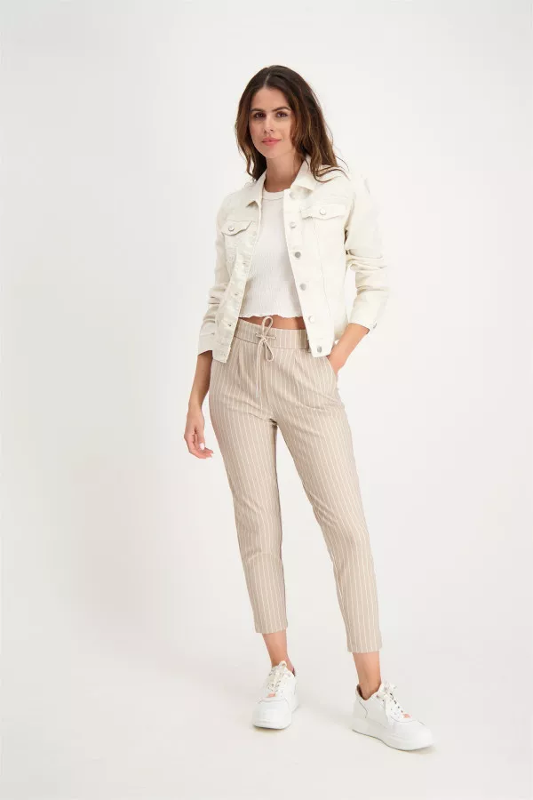 Veste en jean blanche avec poches poitrine BIRKINA Vila