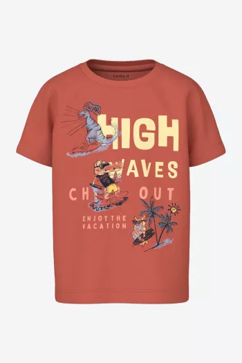 T-shirt en coton stretch avec impression HACH Name It