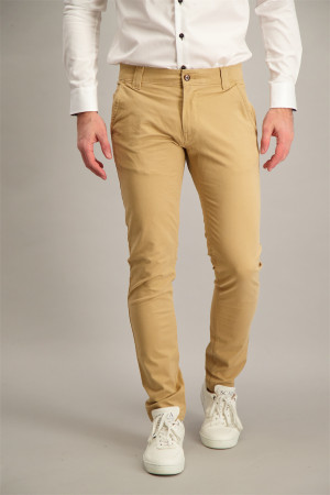 Pantalon chino uni en coton stretch Tommy Hilfiger