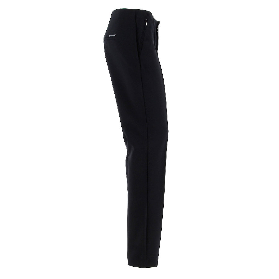 Pantalon uni noir habillé avec coutures Anna Mac