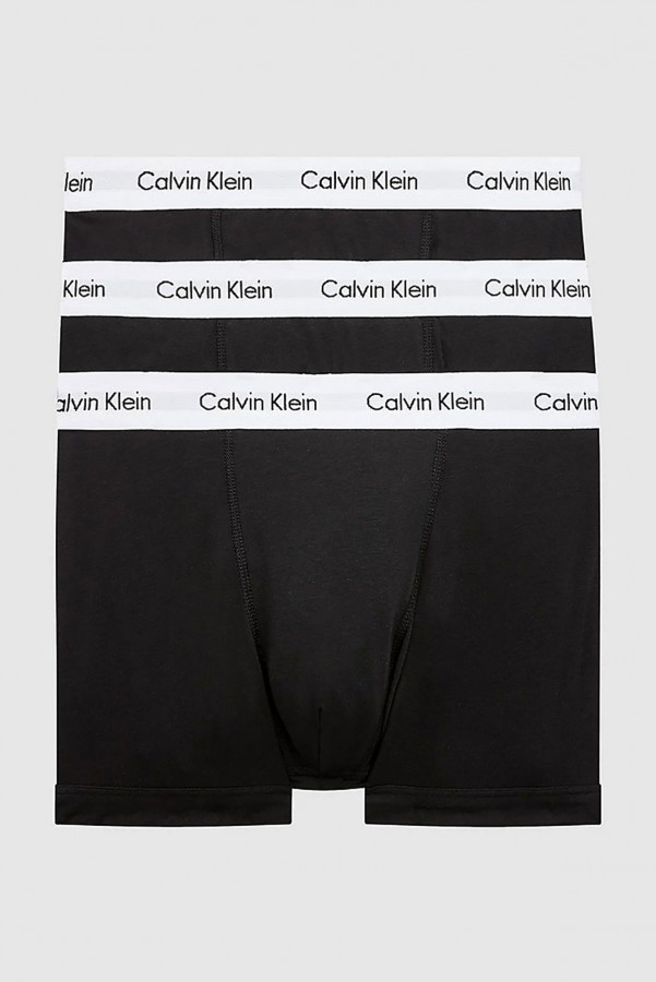 Lot de 3 boxers unis Calvin Klein